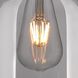 Franklin Restoration Cone LED 8 inch Antique Brass Mini Pendant Ceiling Light in Plated Smoke, Franklin Restoration